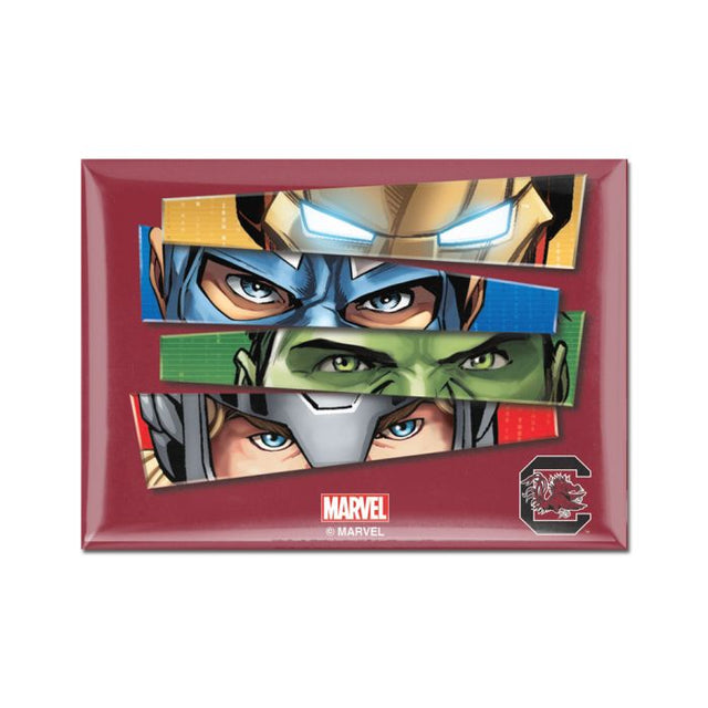 South Carolina Gamecocks / Marvel (c) 2021 MARVEL Metal Magnet 2.5" x 3.5"