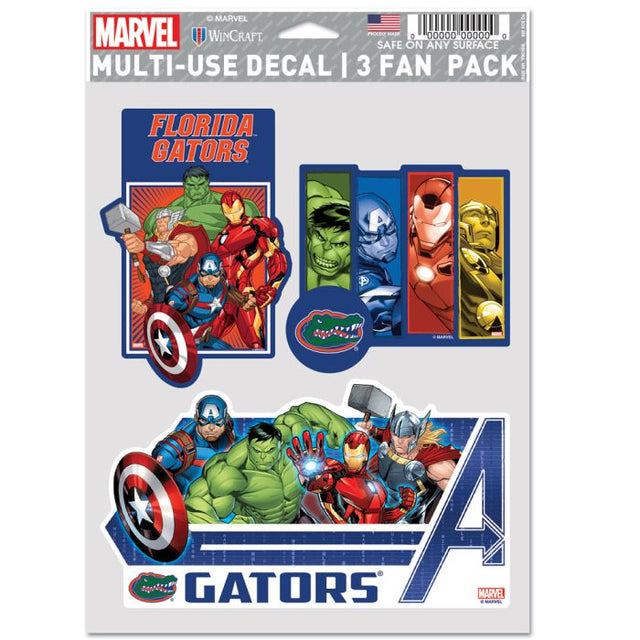 Florida Gators / Marvel (c) 2021 MARVEL Multi Use 3 Fan Pack