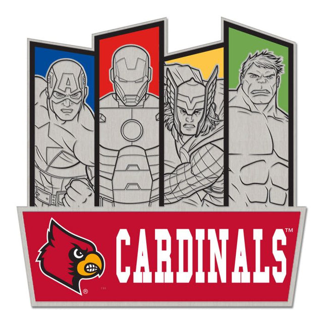 Louisville Cardinals / Marvel (c) 2021 MARVEL Collector Pin Jewelry Card