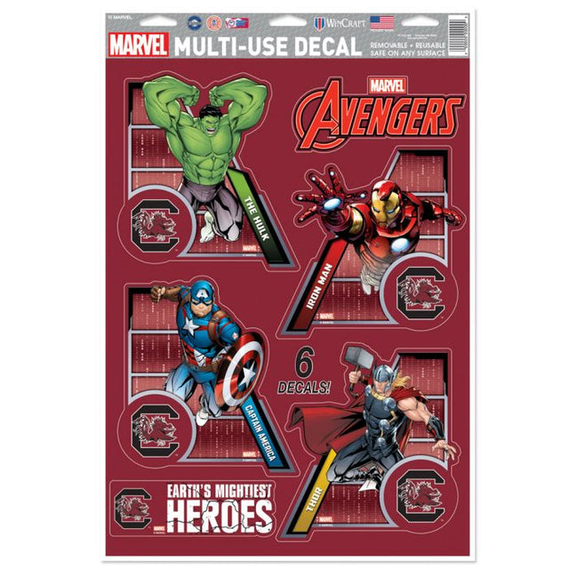 South Carolina Gamecocks / Marvel (c) 2021 MARVEL Multi-Use Decal 11" x 17"