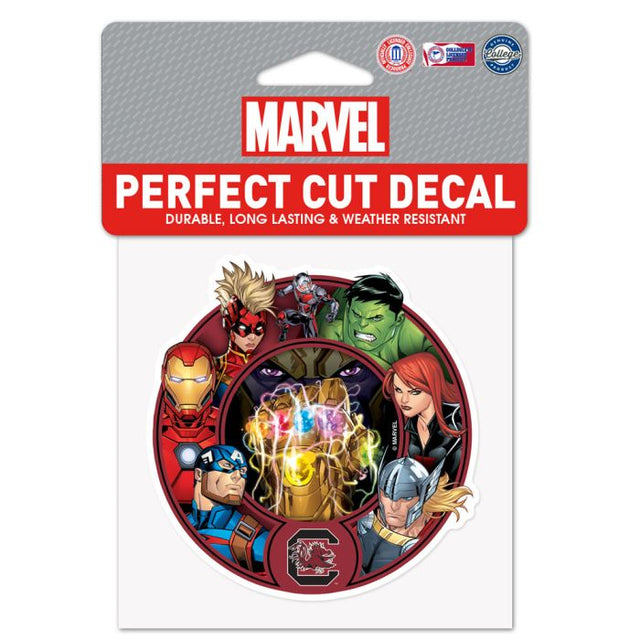 South Carolina Gamecocks / Marvel (c) 2021 MARVEL Perfect Cut Color Decal 4" x 4"