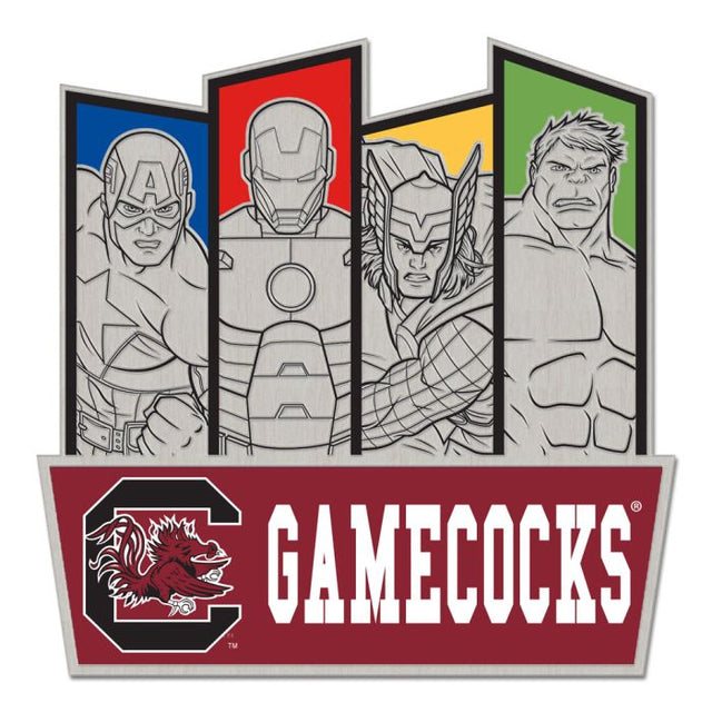 South Carolina Gamecocks / Marvel (c) 2021 MARVEL Collector Pin Jewelry Card