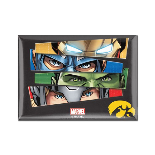 Iowa Hawkeyes / Marvel (c) 2021 MARVEL Metal Magnet 2.5" x 3.5"