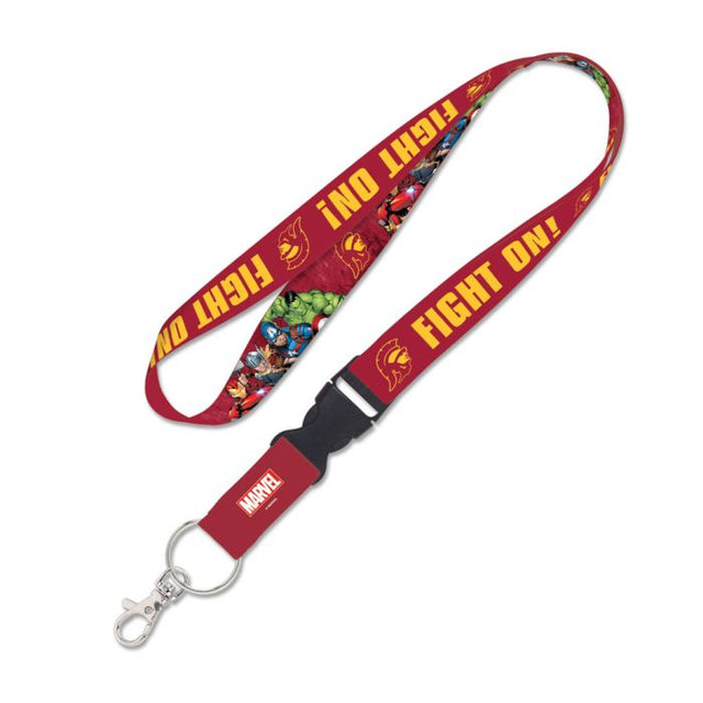 USC Trojans / Marvel (c) 2021 MARVEL Lanyard w/detachable buckle 1"