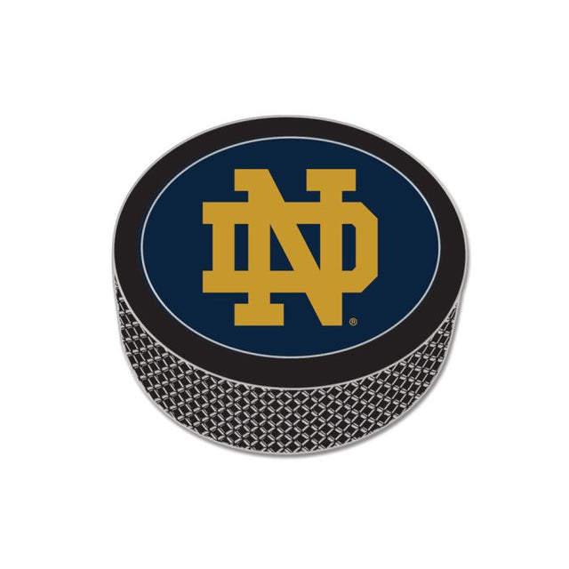 Tarjeta de joyería con pin coleccionable de los Fighting Irish de Notre Dame