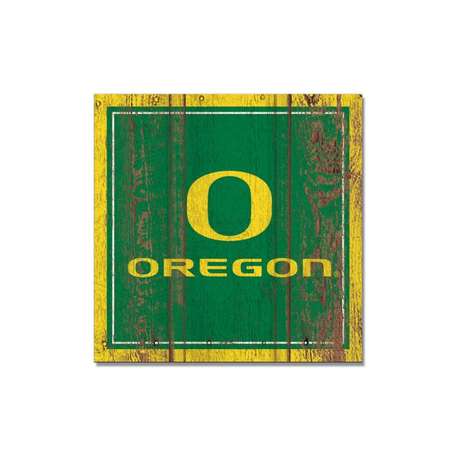 Oregon Ducks Wooden Magnet 3" X 3"