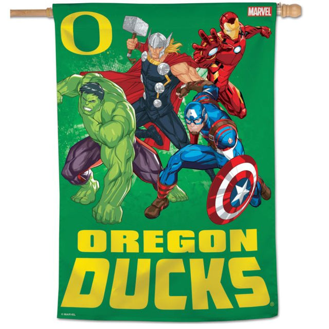 Oregon Ducks / Marvel (c) 2021 MARVEL Vertical Flag 28" x 40"