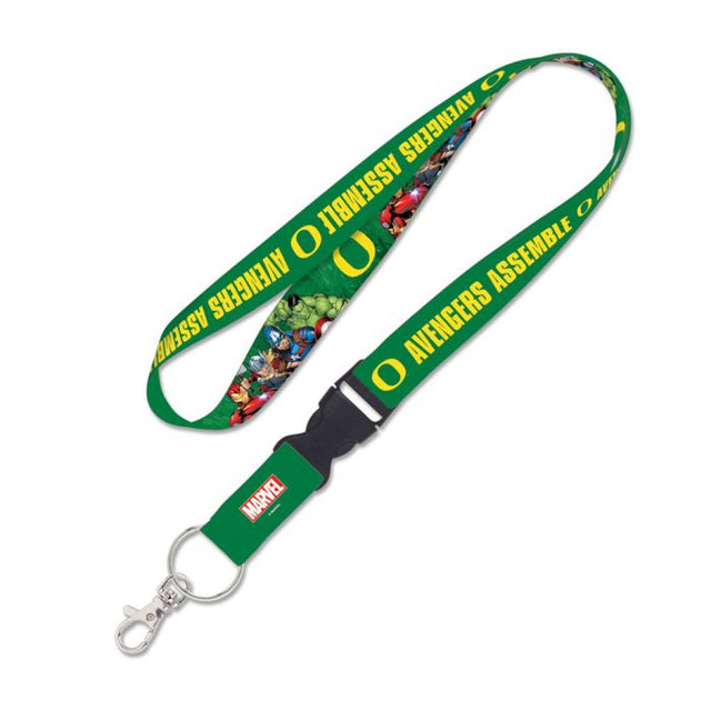 Oregon Ducks / Marvel (c) 2021 MARVEL Lanyard w/detachable buckle 1"