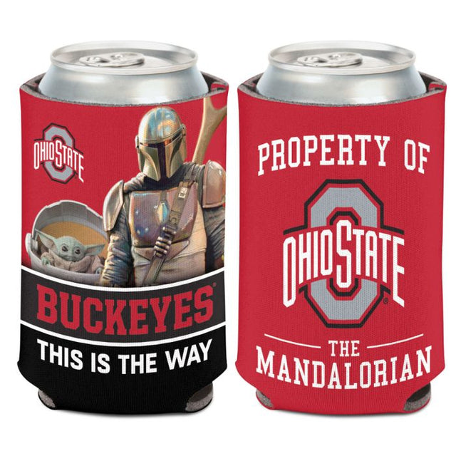 Enfriador de latas Ohio State Buckeyes / Star Wars MANDALORIAN de 12 oz.