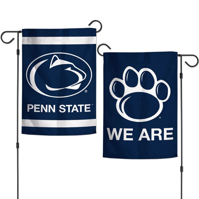 Banderas de jardín de los Penn State Nittany Lions de 2 lados, 12,5" x 18"