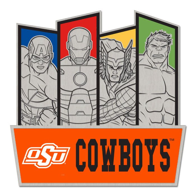 Oklahoma State Cowboys / Marvel (c) 2021 MARVEL Collector Pin Jewelry Card