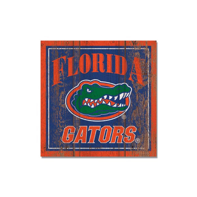 Florida Gators Wooden Magnet 3" X 3"