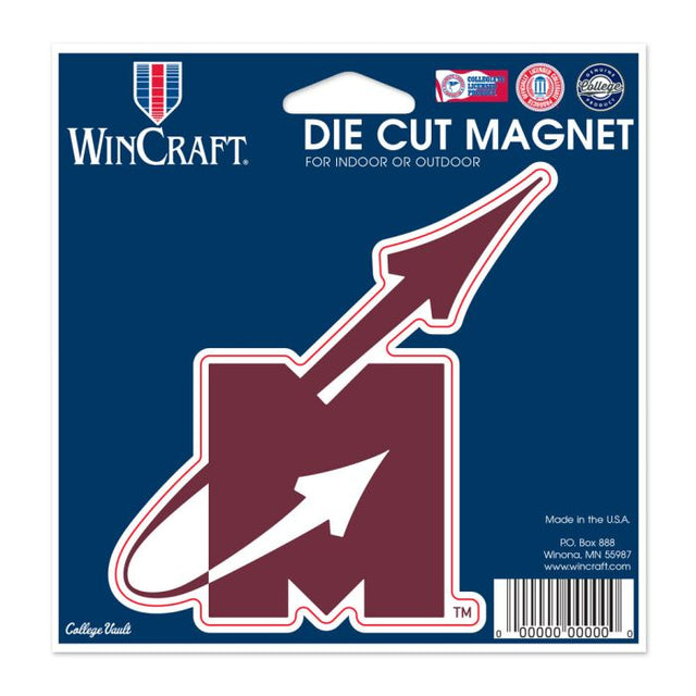 Mississippi State Bulldogs /College Vault Flying M Logo Die Cut Magnet 4.5" x 6"