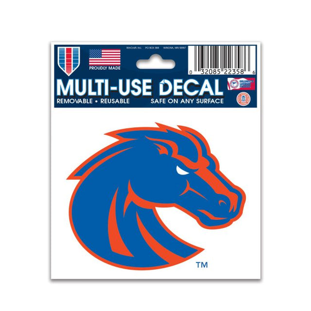 Calcomanía multiusos de los Boise State Broncos de 3" x 4"