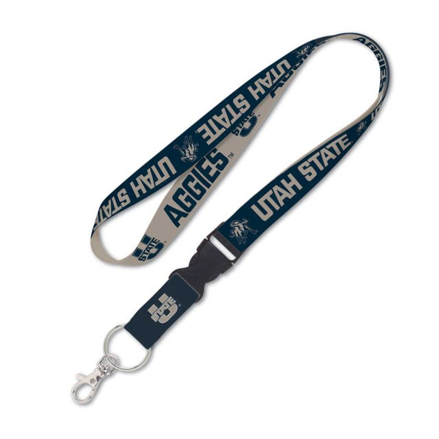 Utah State Aggies Lanyard w/detachable buckle 1"