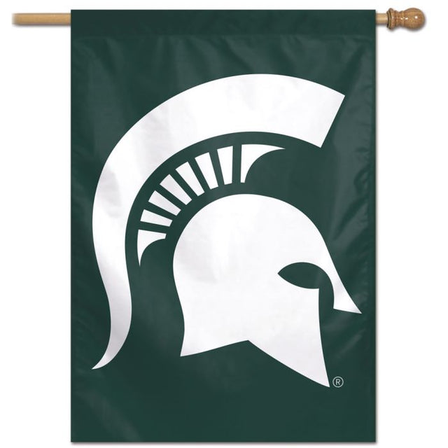 Bandera vertical de los Spartans del estado de Michigan de 28" x 40"