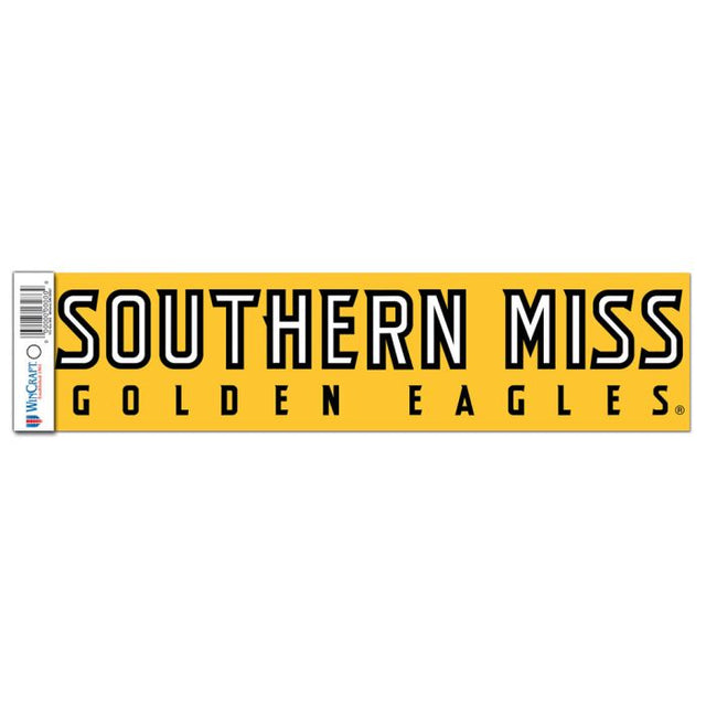 Southern Miss Golden Eagles Bumper Strip 3" x 12"