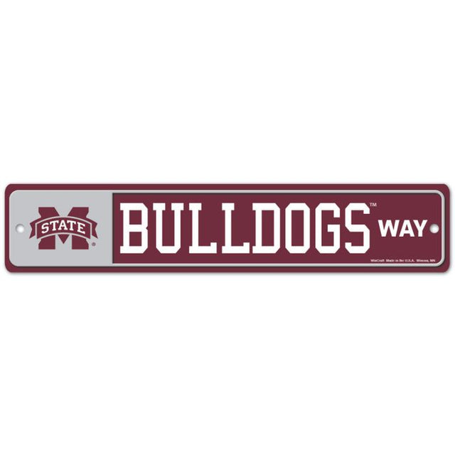 Mississippi State Bulldogs Street / Zone Sign 3.75" x 19"