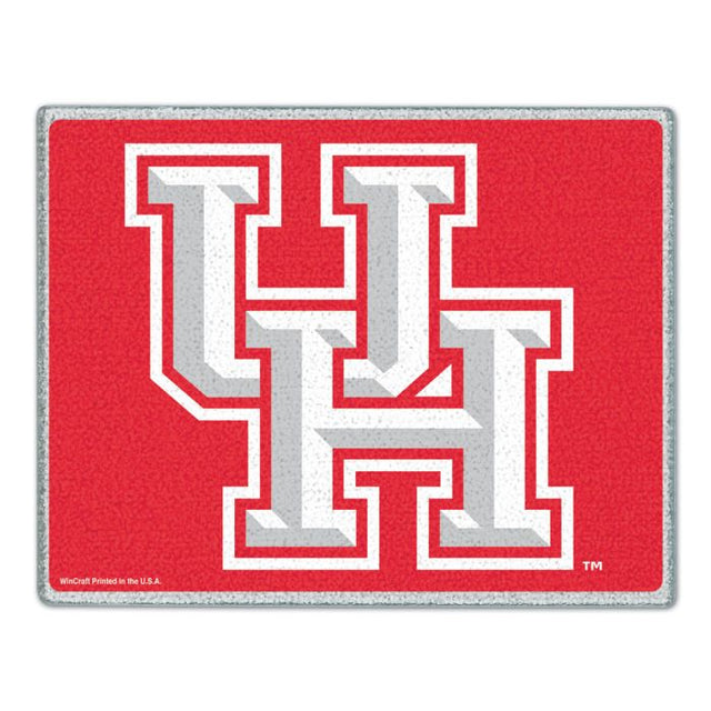 Houston Cougars Glass Cutting Board 7" x 9"