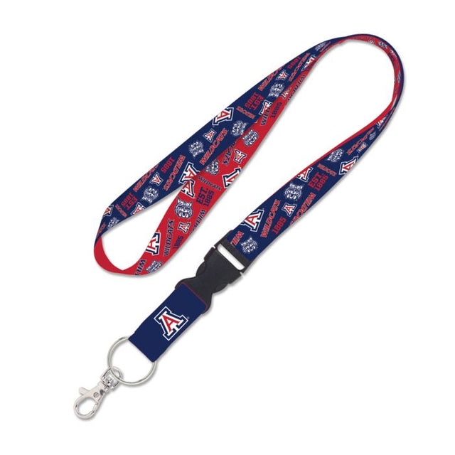 Arizona Wildcats SCATTERPRINT Lanyard w/detachable buckle 1"