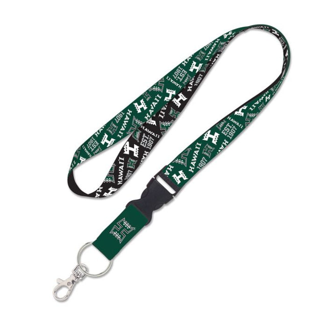 Hawaii Warriors SCATTERPRINT Lanyard w/detachable buckle 1"