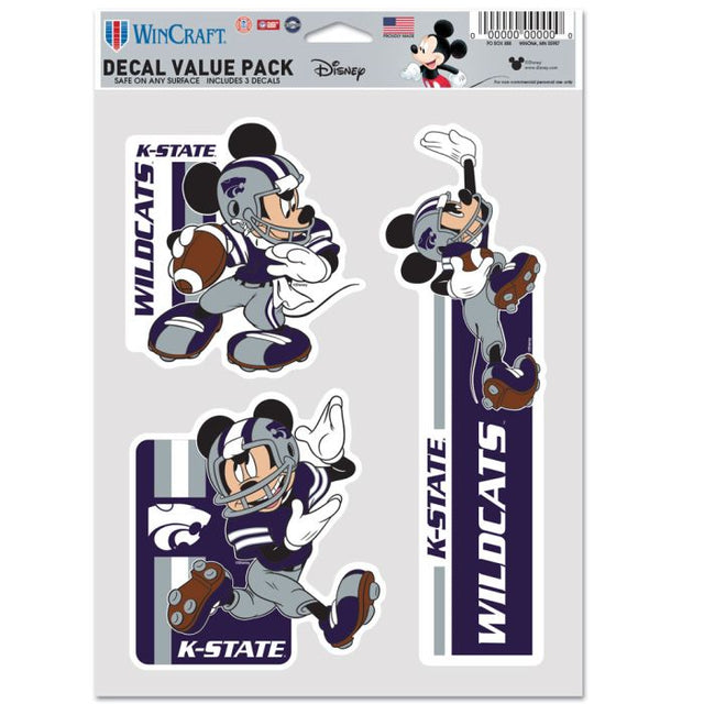 Kansas State Wildcats / Disney Multi Use 3 Fan Pack