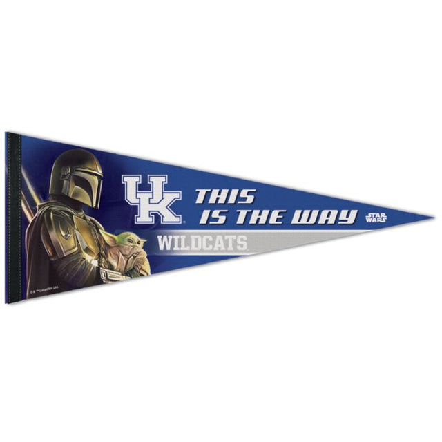 Kentucky Wildcats / Star Wars MANDALORIAN Premium Pennant 12" x 30"