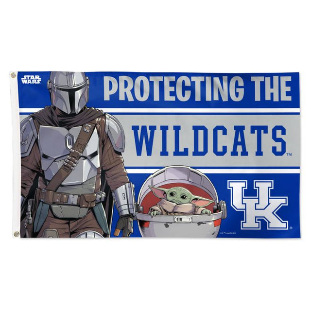 Bandera de los Kentucky Wildcats/Star Wars MANDALORIAN - Deluxe 3' X 5'