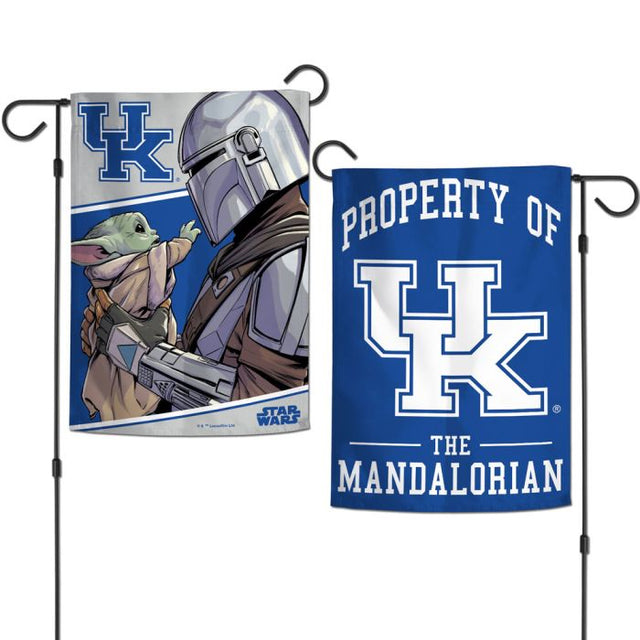 Kentucky Wildcats / Star Wars Mandalorian Garden Flags 2 sided 12.5" x 18"