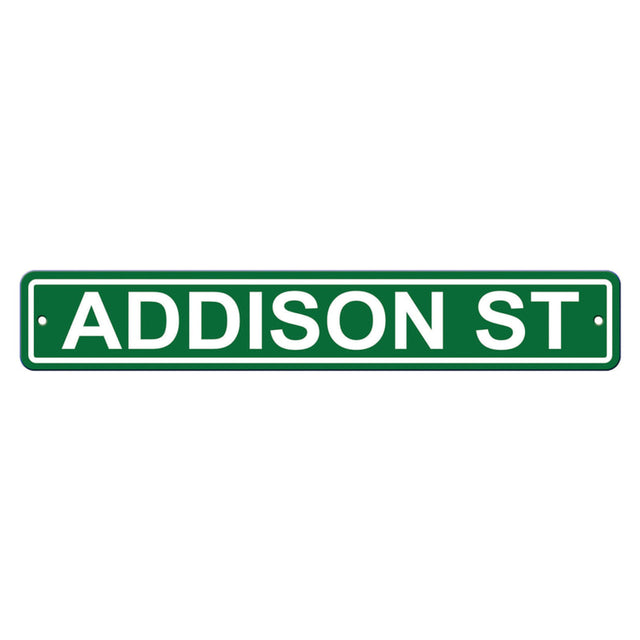 芝加哥小熊队标志 4x24 塑料街头风格 Addison Street CO