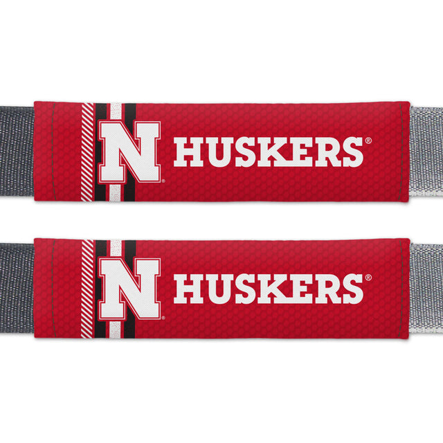 Almohadillas para cinturón de seguridad de los Nebraska Cornhuskers Rally Design CO