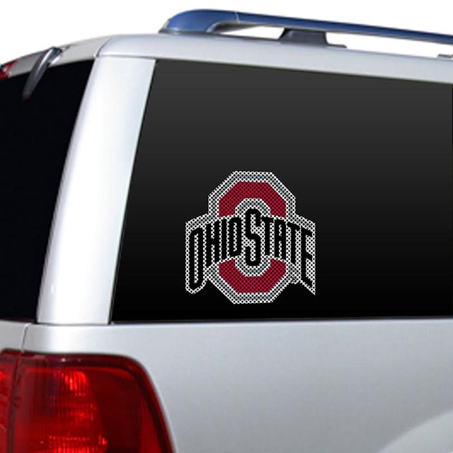 Película para ventanas Ohio State Buckeyes troquelada de 12"