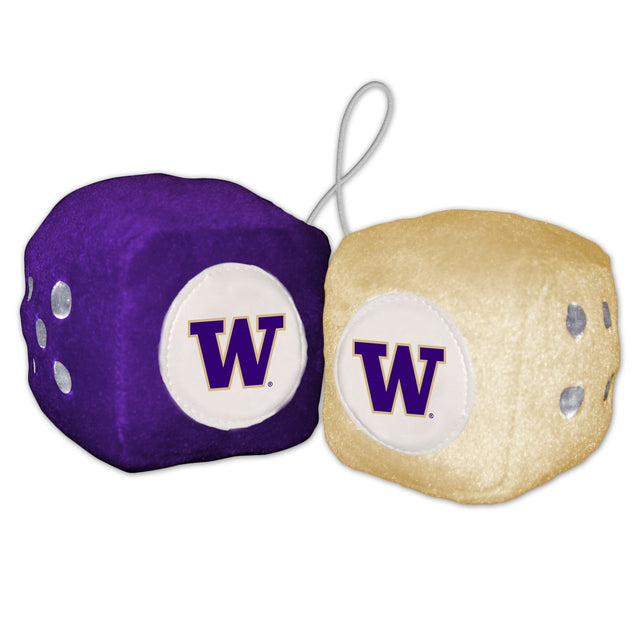 Washington Huskies Fuzzy Dice CO