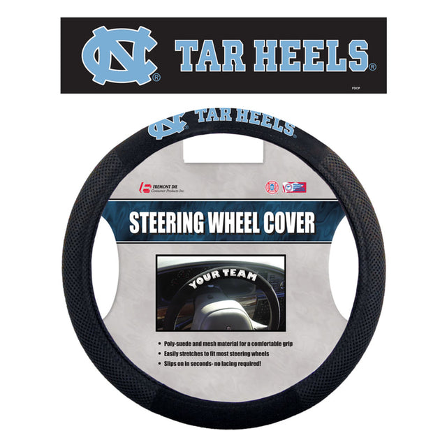 Funda de volante de malla estilo alternativo de los Tar Heels de Carolina del Norte CO