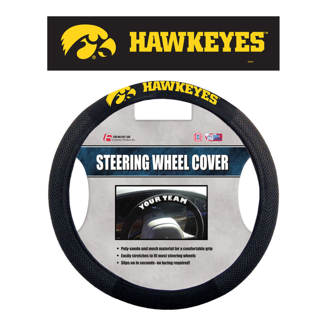 Funda de volante de malla estilo alternativo de Iowa Hawkeyes CO