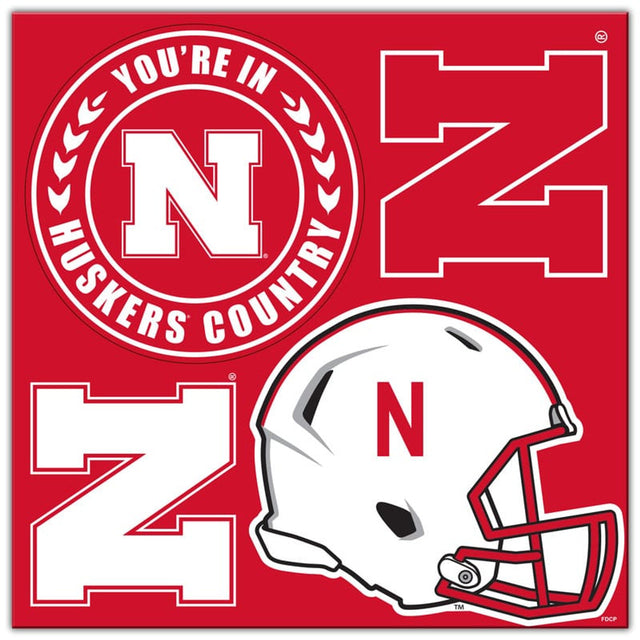 Kit de imanes de 4 piezas de los Nebraska Cornhuskers CO