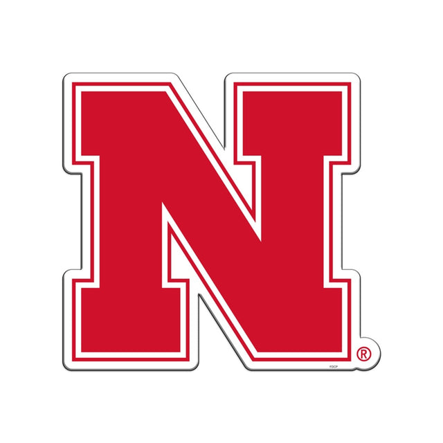 Imán para auto de 12" de los Nebraska Cornhuskers