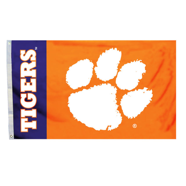 Bandera de los Tigres de Clemson, pancarta de 3 x 5 pulgadas, CO