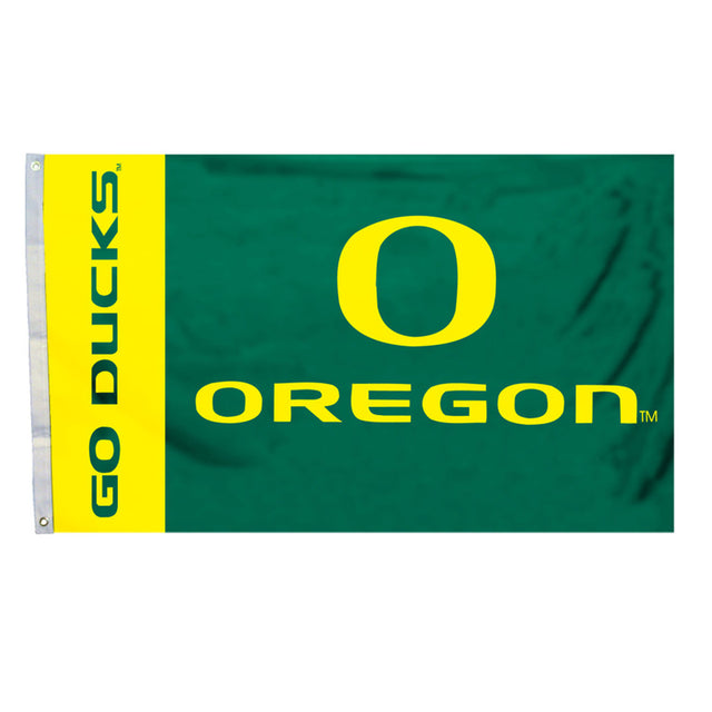 Bandera de los Oregon Ducks, pancarta de 3 x 5 pulgadas, CO