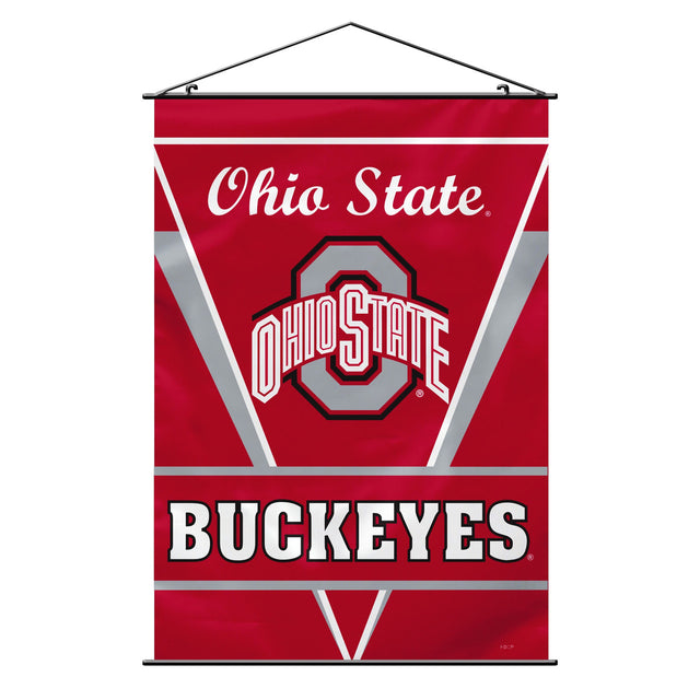 Pancarta de los Ohio State Buckeyes de 28 x 40, estilo pared CO