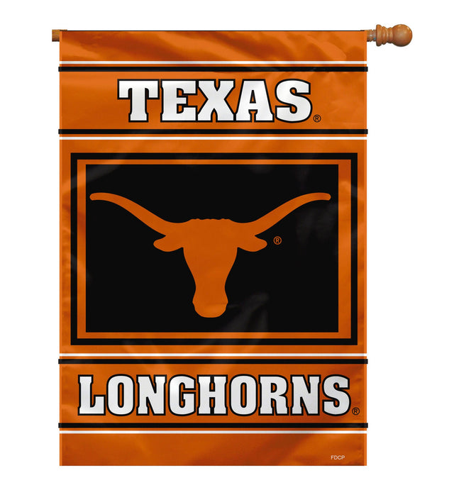 Bandera de Texas Longhorns de 28 x 40 pulgadas, estilo bandera de casa, 2 lados CO