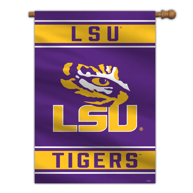 Bandera de los LSU Tigers de 28 x 40, estilo bandera de casa, 2 caras, CO