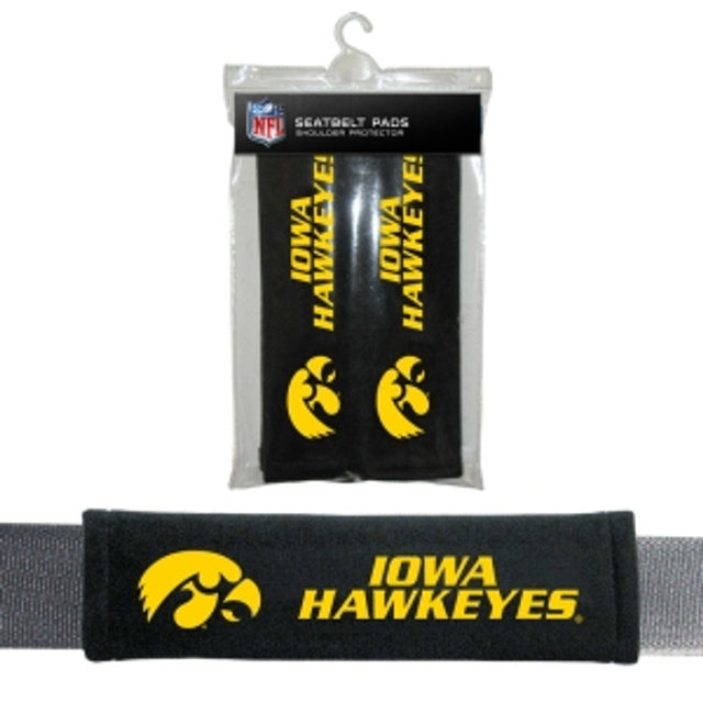 Almohadillas para cinturón de seguridad de Iowa Hawkeyes CO