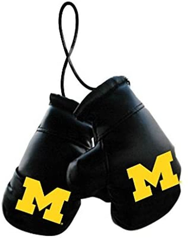 Guantes de boxeo de los Wolverines de Michigan en miniatura