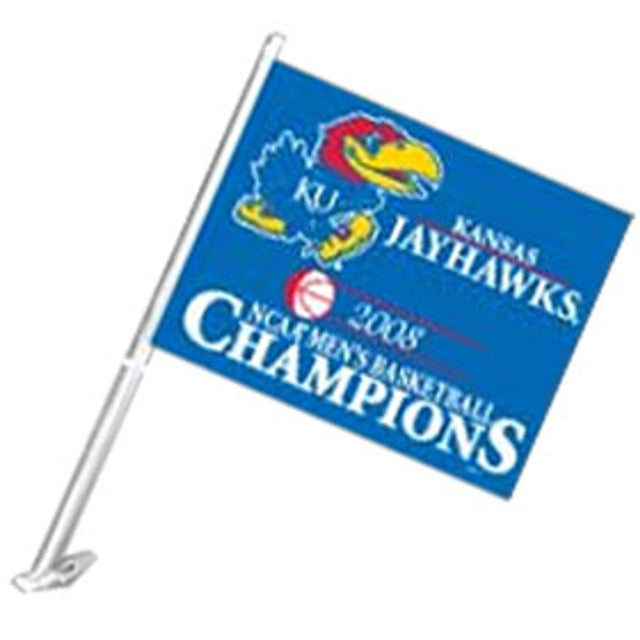 Diseño de autos con la bandera de los Kansas Jayhawks, campeonato nacional de baloncesto 2008, CO