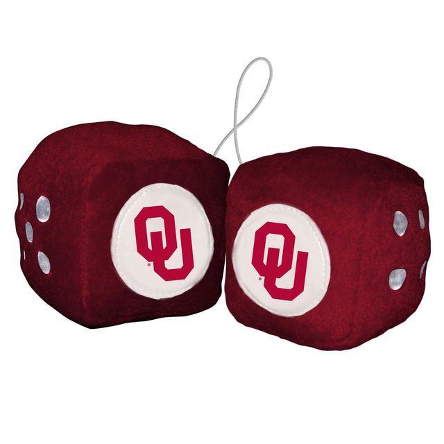 Oklahoma Sooners Fuzzy Dice CO