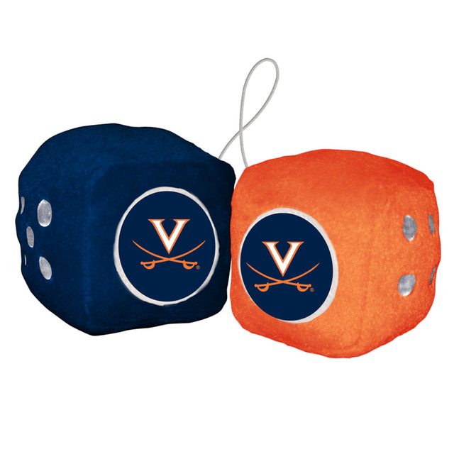 Virginia Cavaliers Fuzzy Dice CO