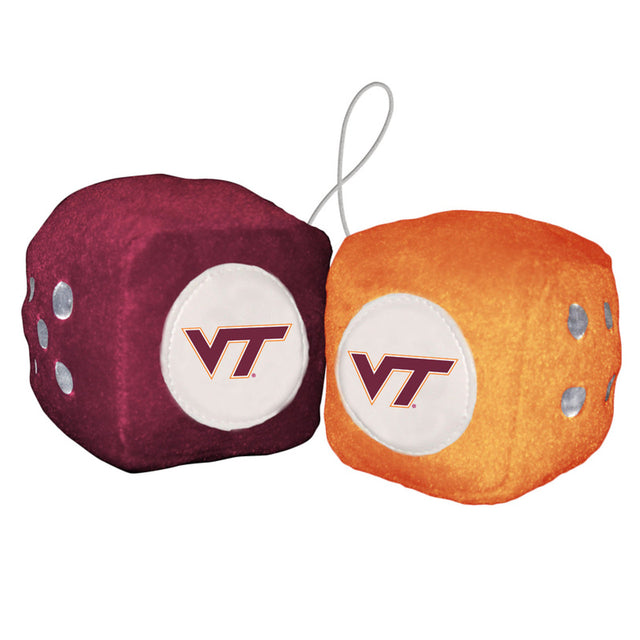 Dados peludos de Virginia Tech Hokies CO