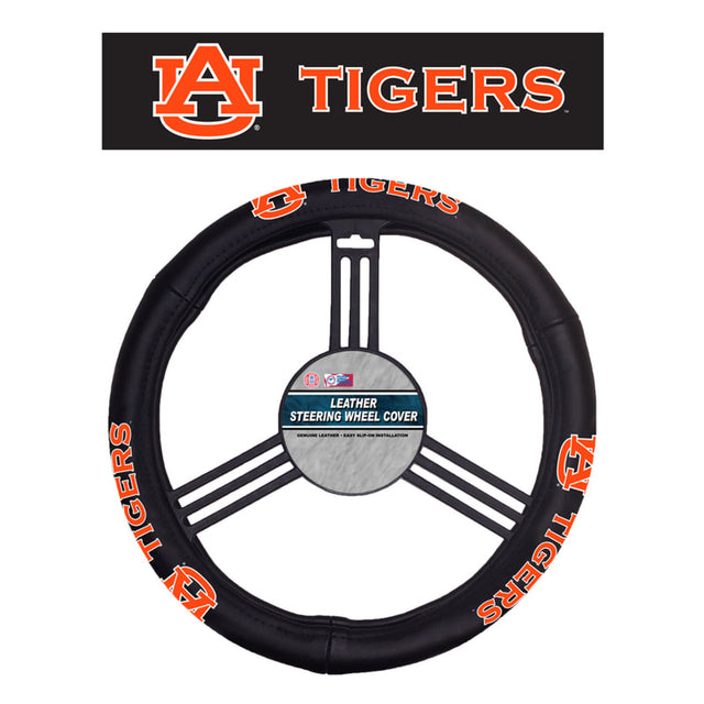 Funda de cuero para volante de Auburn Tigers CO