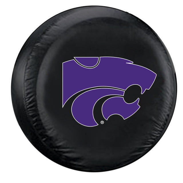 Funda para neumáticos de Kansas State Wildcats, tamaño grande, color negro